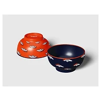Pegasus Denver Broncos 6" Home & Away Two-Piece Serving Bowl Set