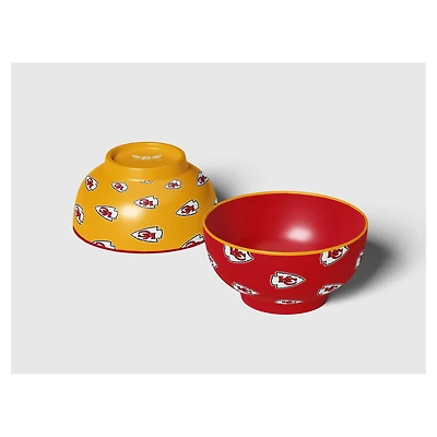 Pegasus Kansas City Chiefs 6" Home & Away Two-Piece Serving Bowl Set