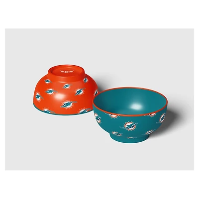 Pegasus Miami Dolphins 6" Home & Away Two-Piece Serving Bowl Set