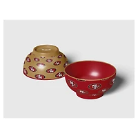 Pegasus San Francisco 49ers 6" Home & Away Two-Piece Serving Bowl Set
