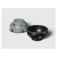 Pegasus Las Vegas Raiders 6" Home & Away Two-Piece Serving Bowl Set