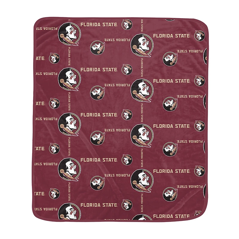 Pegasus Florida State Seminoles 60" x 70" Homefield Flipped Wordmark Ultra Soft Blanket