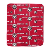 Pegasus Georgia Bulldogs 60" x 70" Homefield Flipped Wordmark Ultra Soft Blanket