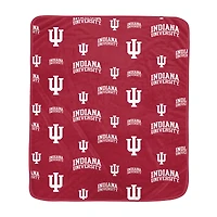 Pegasus Indiana Hoosiers 60" x 70" Homefield Flipped Wordmark Ultra Soft Blanket
