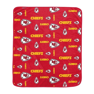 Pegasus Kansas City Chiefs 60" x 70" Homefield Flipped Wordmark Ultra Soft Blanket