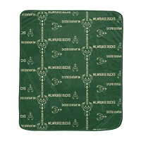 Pegasus Milwaukee Bucks 60" x 70" Homefield Flipped Wordmark Ultra Soft Blanket