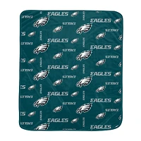 Pegasus Philadelphia Eagles 60" x 70" Homefield Flipped Wordmark Ultra Soft Blanket