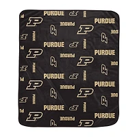 Pegasus Purdue Boilermakers 60" x 70" Homefield Flipped Wordmark Ultra Soft Blanket
