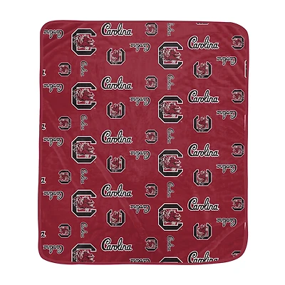 Pegasus South Carolina Gamecocks 60" x 70" Homefield Flipped Wordmark Ultra Soft Blanket