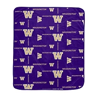 Pegasus Washington Huskies 60" x 70" Homefield Flipped Wordmark Ultra Soft Blanket