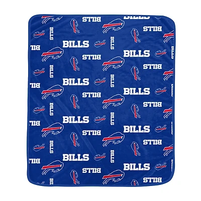 Pegasus Buffalo Bills 60" x 70" Homefield Flipped Wordmark Ultra Soft Blanket