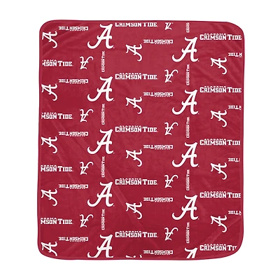 Pegasus Alabama Crimson Tide 60" x 70" Homefield Flipped Wordmark Ultra Soft Blanket