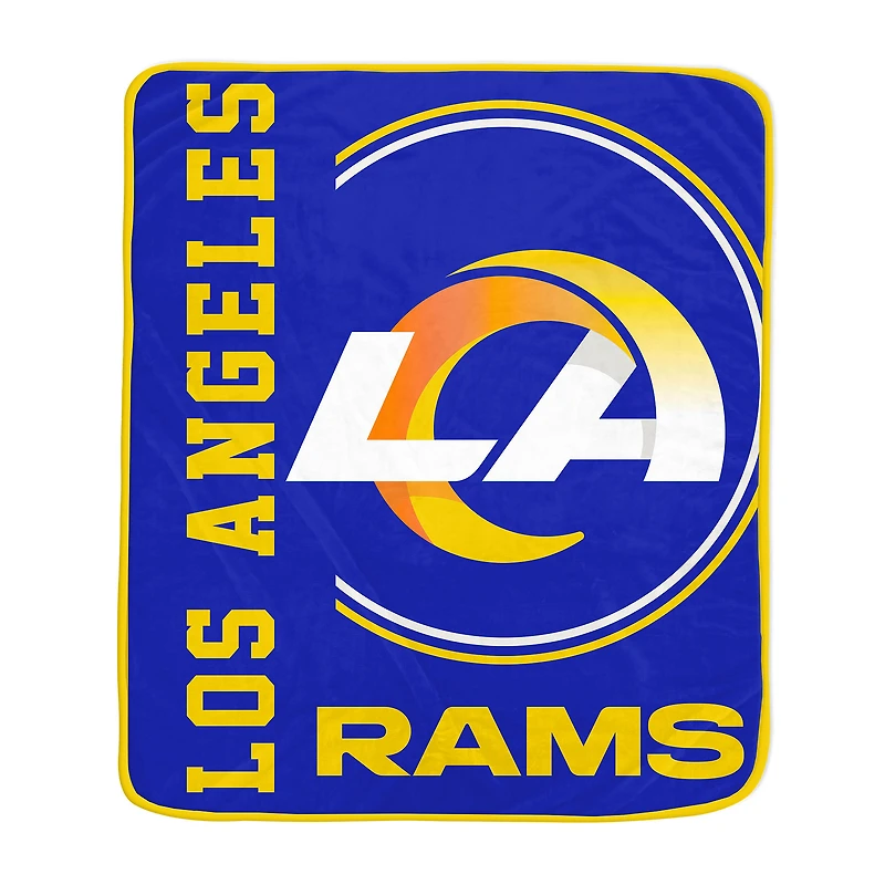 Pegasus Los Angeles Rams 50" x 60" Keep It Simple Ultra Soft Blanket