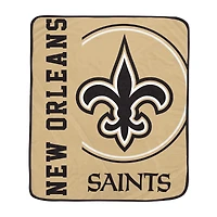 Pegasus New Orleans Saints 50" x 60" Keep It Simple Ultra Soft Blanket