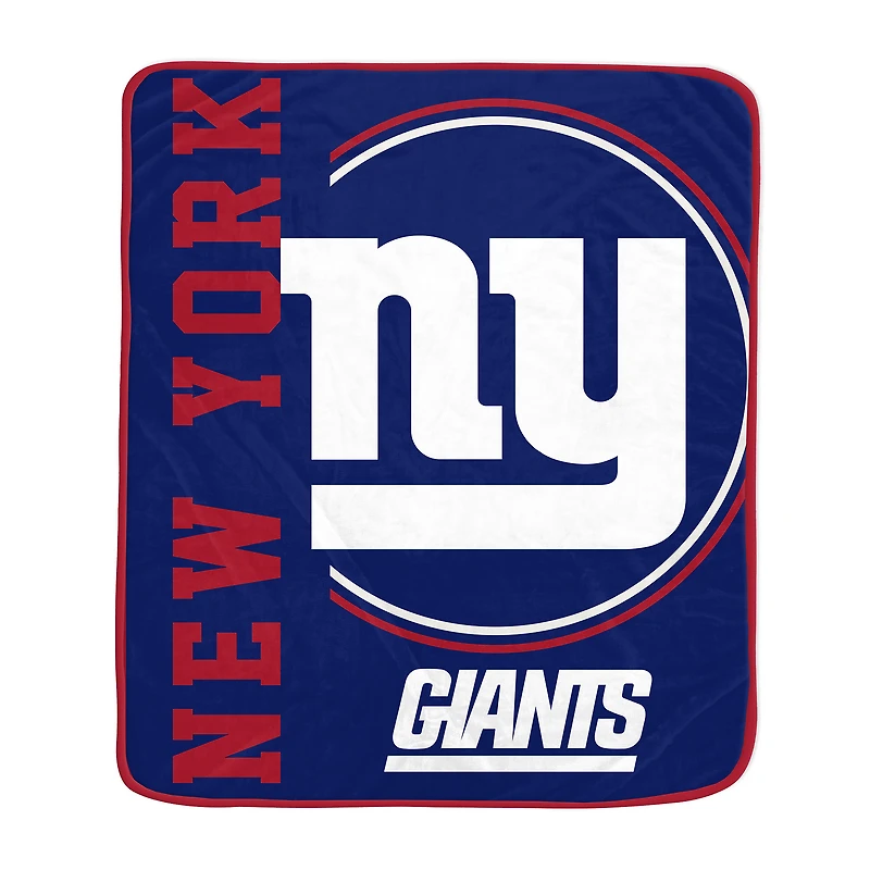 Pegasus New York Giants 50" x 60" Keep It Simple Ultra Soft Blanket