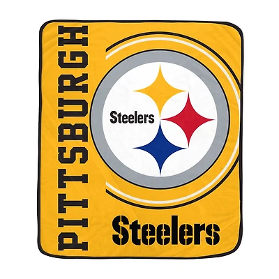 Pegasus Pittsburgh Steelers 50" x 60" Keep It Simple Ultra Soft Blanket