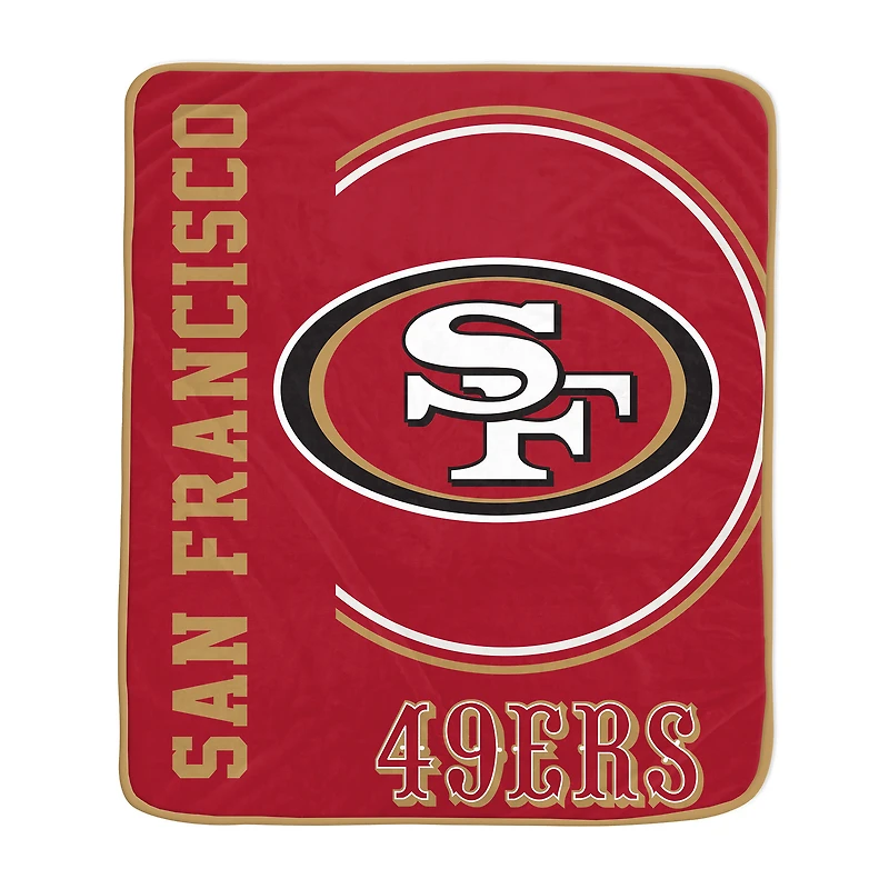 Pegasus San Francisco 49ers 50" x 60" Keep It Simple Ultra Soft Blanket