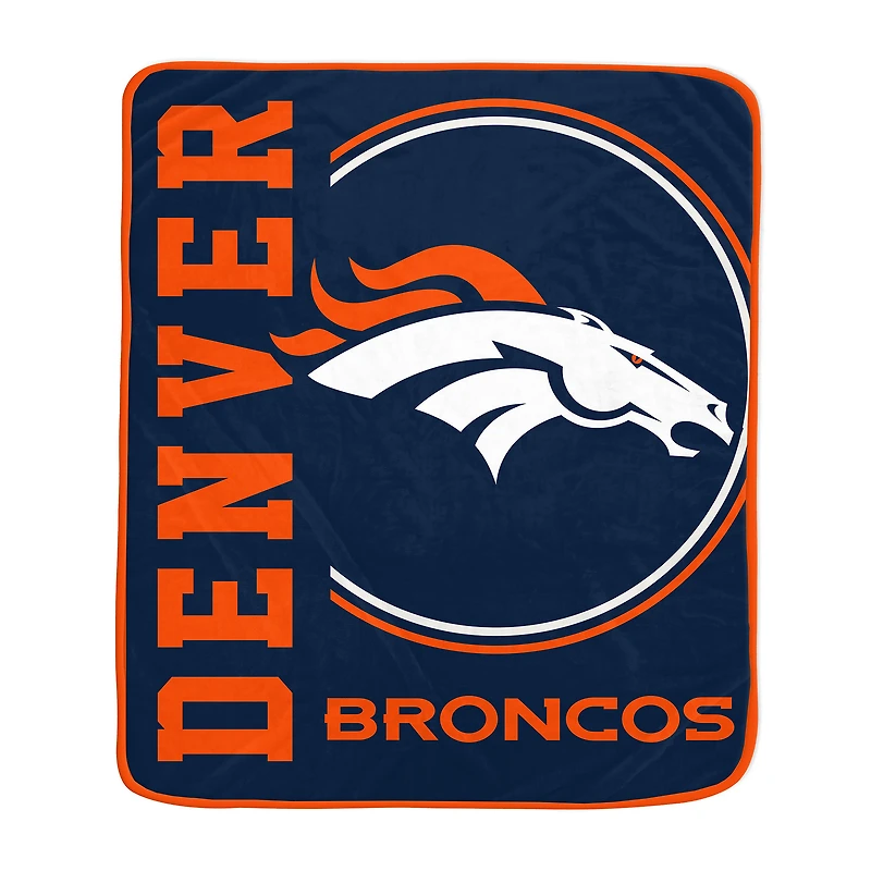 Pegasus Denver Broncos 50" x 60" Keep It Simple Ultra Soft Blanket