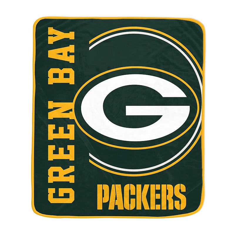 Pegasus Green Bay Packers 50" x 60" Keep It Simple Ultra Soft Blanket