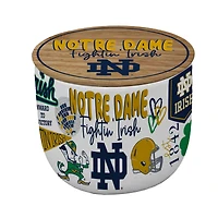 Pegasus Notre Dame Fighting Irish 16oz. Loco Fan Wood Top Ceramic Candle