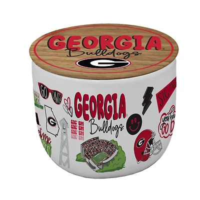Pegasus Denver Broncos 16oz. Loco Fan Wood Top Ceramic Candle