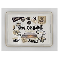 Pegasus New Orleans Saints 11" x 17" Large Loco Fan Serving Tray with Handles