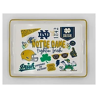 Pegasus Notre Dame Fighting Irish 11" x 17" Large Loco Fan Serving Tray with Handles