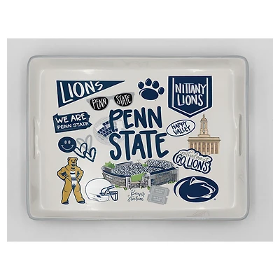Pegasus Penn State Nittany Lions 11" x 17" Large Loco Fan Serving Tray with Handles