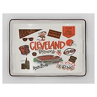 Pegasus Cleveland Browns 11" x 17" Large Loco Fan Serving Tray with Handles