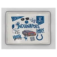 Pegasus Indianapolis Colts 11" x 17" Large Loco Fan Serving Tray with Handles