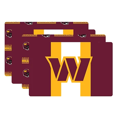 Pegasus Washington Commanders Two-Sided Logo Place Mat and Table Runner Set
