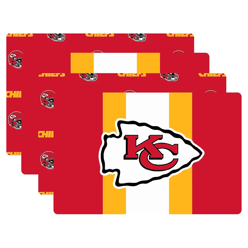Pegasus Kansas City Chiefs Two-Sided Logo Place Mat and Table Runner Set