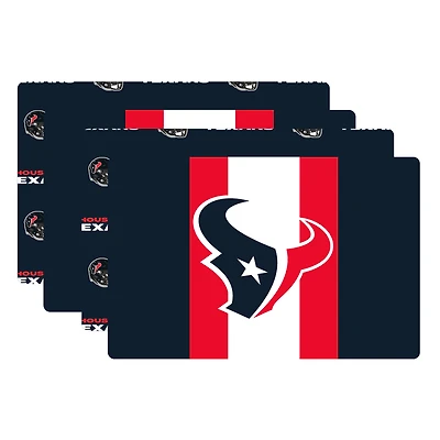 Pegasus Houston Texans Two-Sided Logo Place Mat and Table Runner Set