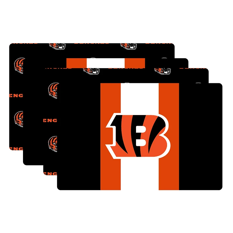Pegasus Cincinnati Bengals Two-Sided Logo Place Mat and Table Runner Set