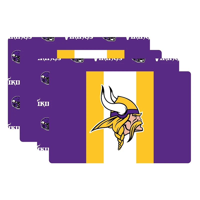 Pegasus Minnesota Vikings Two-Sided Logo Place Mat and Table Runner Set
