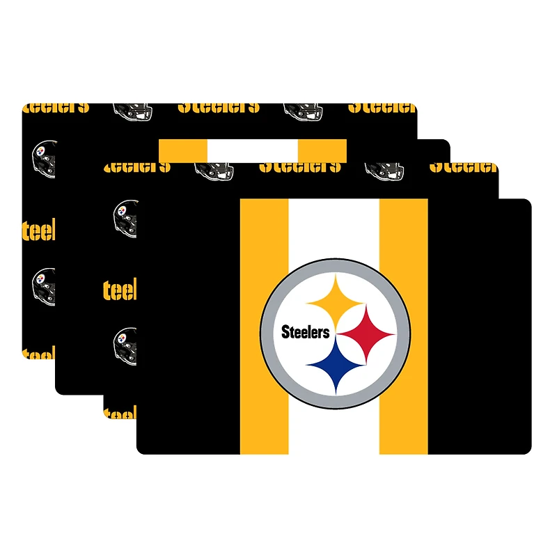 Pegasus Pittsburgh Steelers Two-Sided Logo Place Mat and Table Runner Set