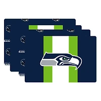 Pegasus Seattle Seahawks Two-Sided Logo Place Mat and Table Runner Set