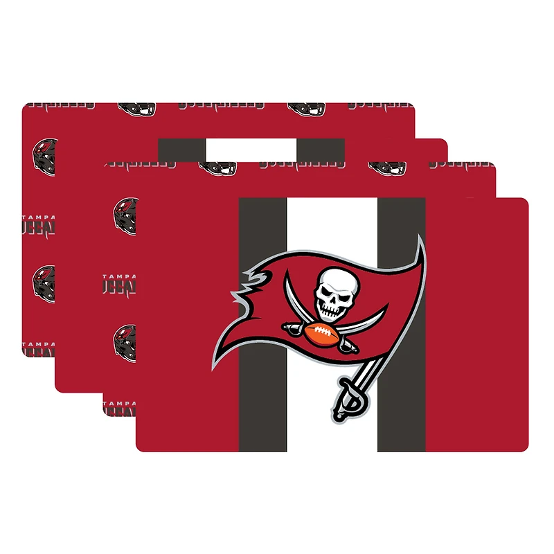 Pegasus Tampa Bay Buccaneers Two-Sided Logo Place Mat and Table Runner Set