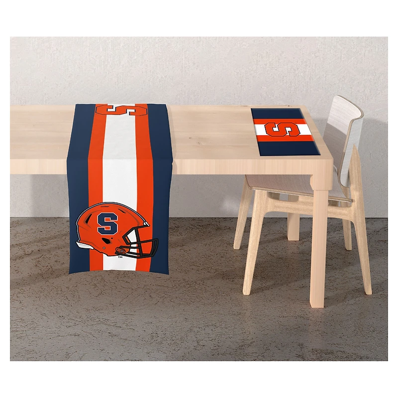 Pegasus Syracuse Orange Two-Sided Logo Place Mat and Table Runner Set