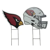 Pegasus Arizona Cardinals Logo and Helmet Two-Piece Yard Sign Set
