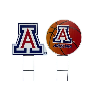Pegasus Arizona Wildcats Logo and Helmet Two-Piece Yard Sign Set