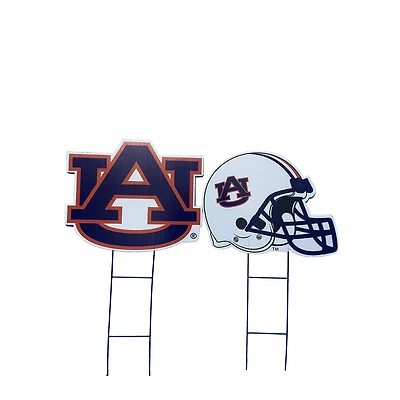 Pegasus Auburn Tigers Logo and Helmet Two-Piece Yard Sign Set