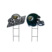 Pegasus Bemidji State Beavers Logo and Helmet Two-Piece Yard Sign Set
