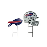 Pegasus Buffalo Bills Logo and Helmet Two-Piece Yard Sign Set