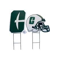 Pegasus Charlotte 49ers Logo and Helmet Two-Piece Yard Sign Set