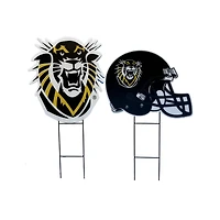 Pegasus Fort Hays State Tigers Logo and Helmet Two-Piece Yard Sign Set