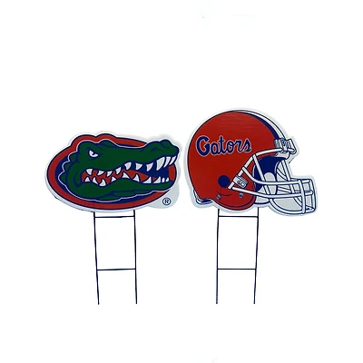 Pegasus Florida Gators Logo and Helmet Two-Piece Yard Sign Set