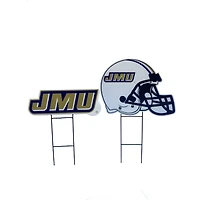 Pegasus James Madison Dukes Logo and Helmet Two-Piece Yard Sign Set