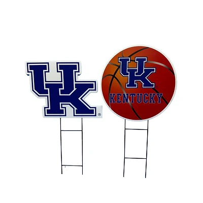 Pegasus Kentucky Wildcats Logo and Helmet Two-Piece Yard Sign Set