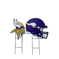 Pegasus Minnesota Vikings Logo and Helmet Two-Piece Yard Sign Set
